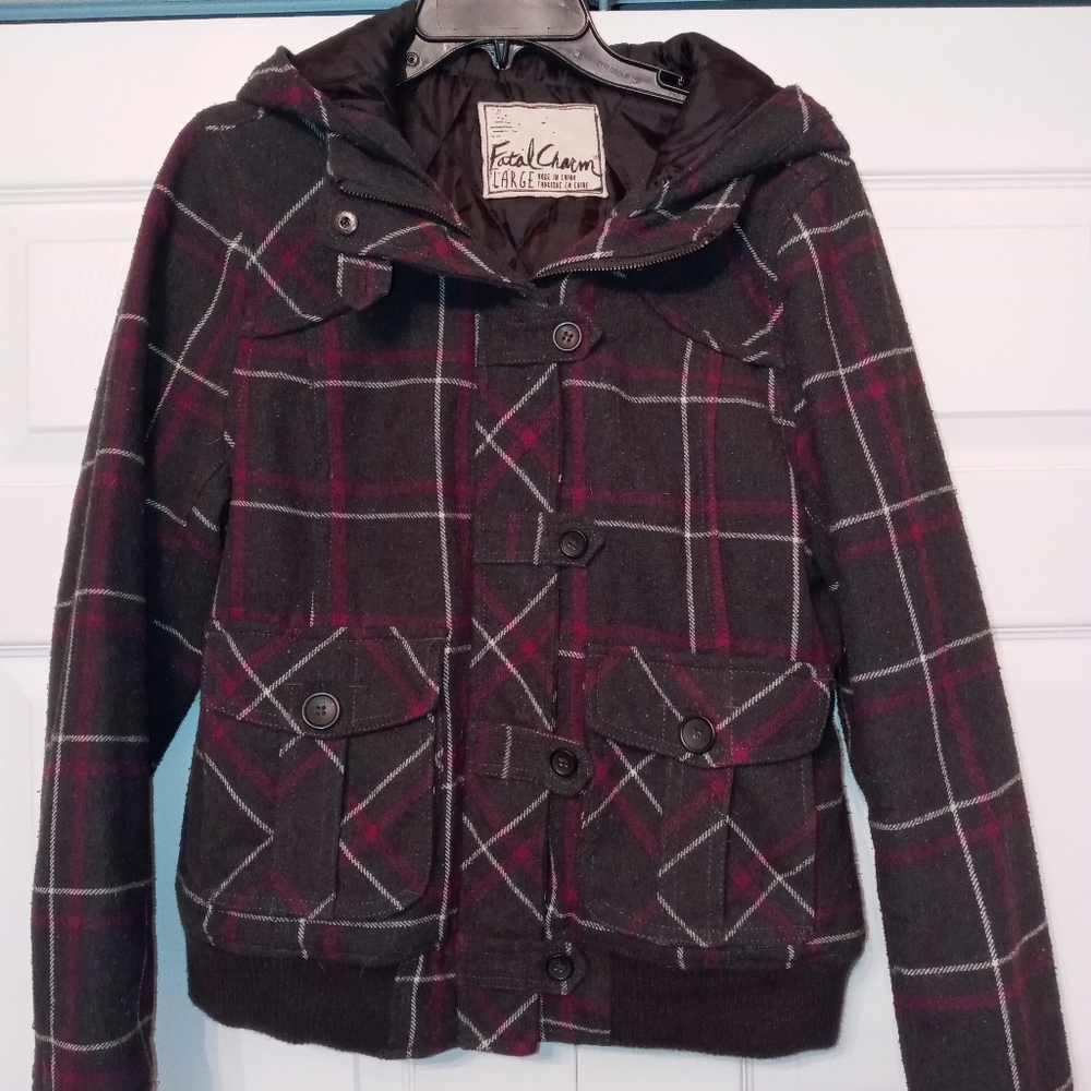 Plaid Fatal Charm Jacket